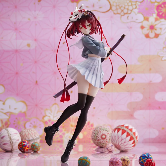 【告知】オリジナルイラストの『和セーラーちゃん』がユニオンクリエイティブ様よりフィギュア化します!すごくニュアンスを汲んで下さって雰囲気ある仕上がりになっています本日より案内開始です!是非よろしくお願いします<予約・詳細ページ> 