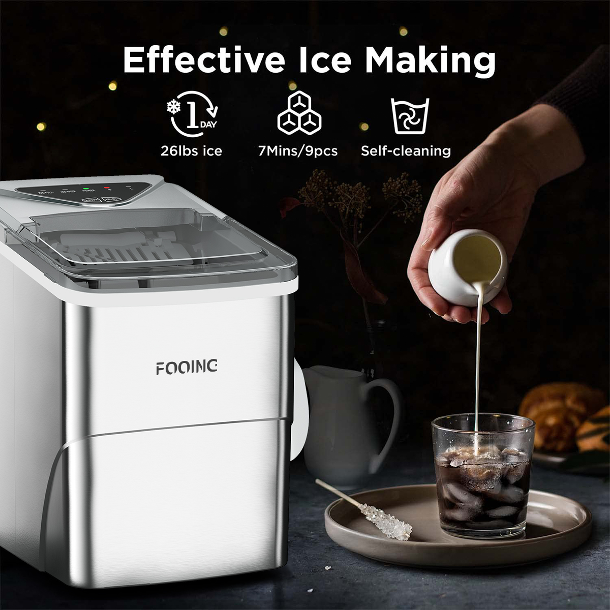 fooing_official's tweet image. An iced Americano for every day is the ideal life.🍸
FOOING hopes to provide ice for everyone's ideal life.🧊🧊🧊
 #fooing #icemaker #icedrink #icecooffee #icetea #life #home
