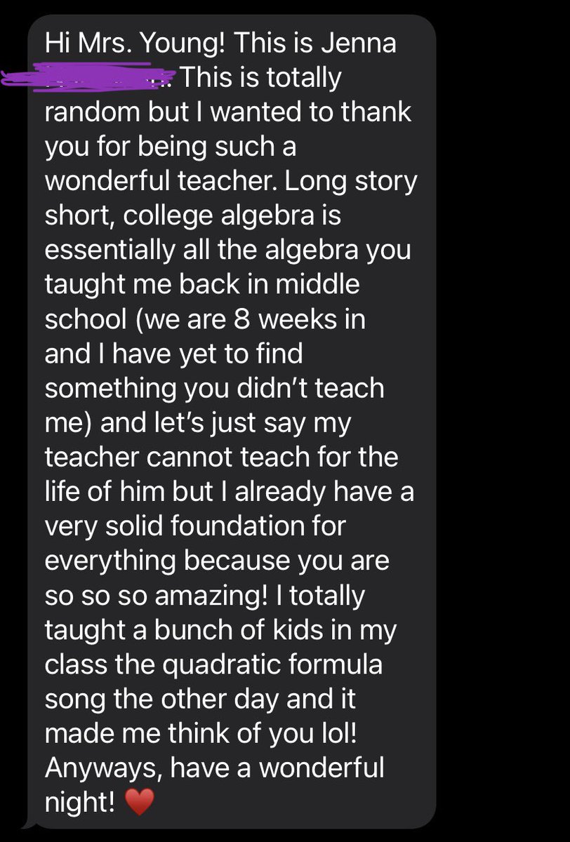 I needed this today. And now my teacher heart is full again ❤️.