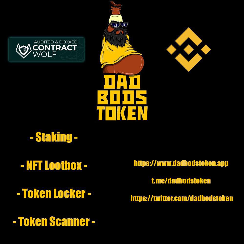 DadBodsToken's tweet photo. @Cryptogems223 Come check us out https://t.co/mz0LBkvzTY