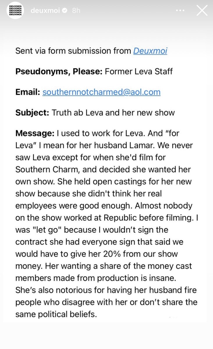 IGossipedAgain's tweet photo. โI basically run an empire with my husband.โ - Leva #SouthernCharm
Butโฆ #anonpls https://t.co/L8GWGbks8v
