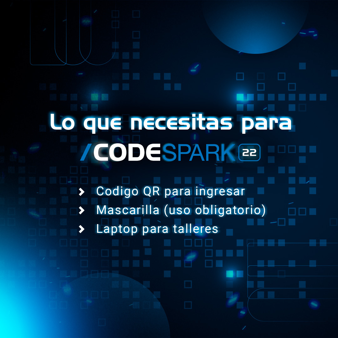 codexitos's tweet photo. ¿Ya estás listo?
Te compartimos todo lo que necesitarás mañana en #CodeSpark22
¡Te esperamos!
¿No te has registrado? Tendremos boletería disponible afuera de las instalaciones de UNITEC. ¡No te lo pierdas! https://t.co/Js5xJPOhlC
