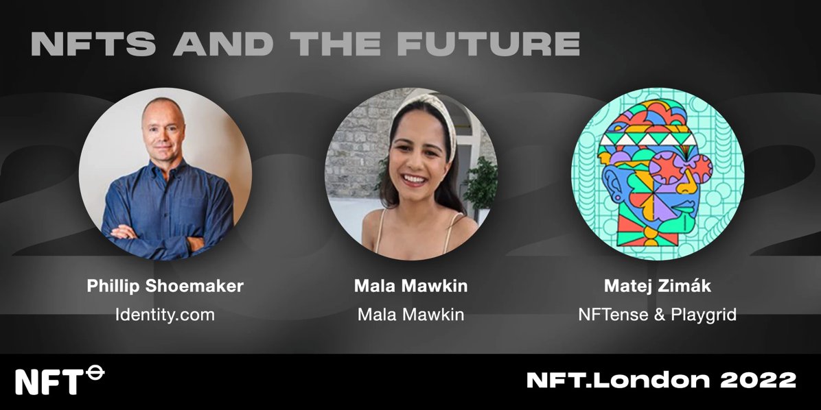 pbsIdentity's tweet image. #NFTLondon2022 released their new program today: NFT.London/Program
Looking forward to giving a talk about the Future of Work. #pseudonymity @identity