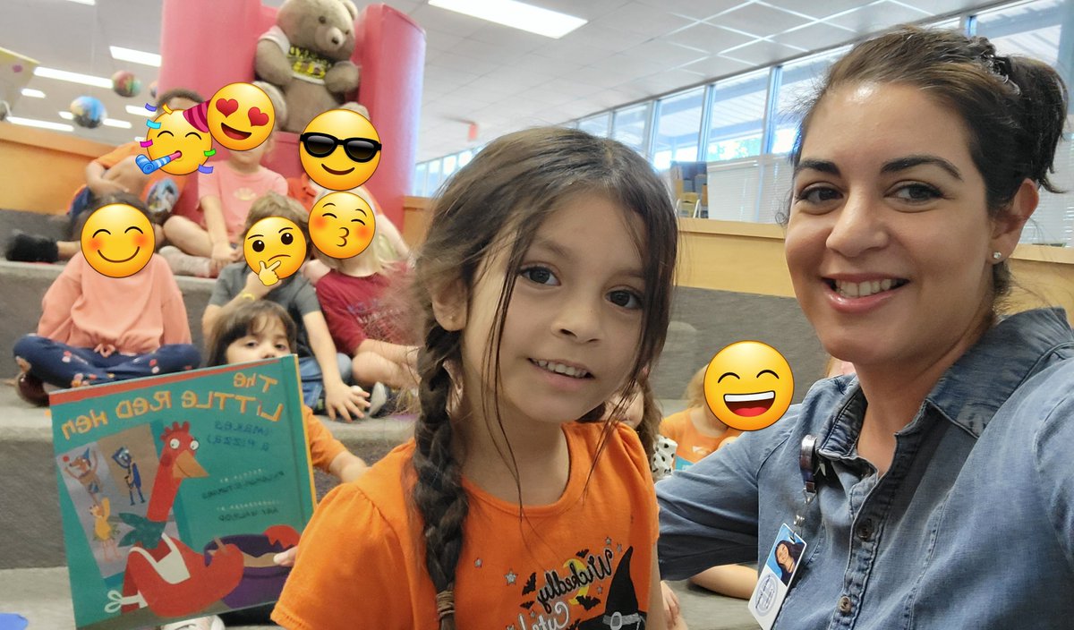 Hopped over to Howard to be a mystery reader to my little missy's kinder class today. <a href="/howard_library/">HowardLibrary</a> <a href="/WoodridgeElem/">Woodridge</a>