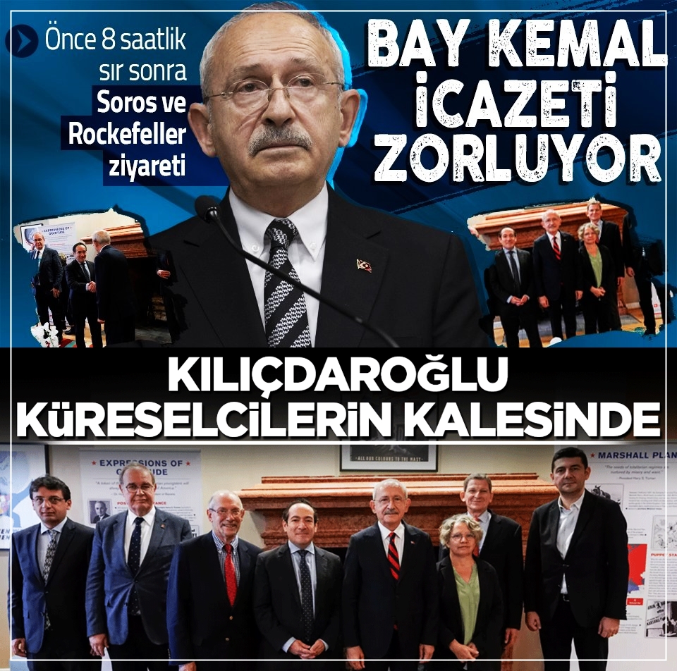 Kılıçdaroğlu, Alman Vakfı'nda basına kapalı toplantıya katıldı Cumhuriyet Halk Partisi (CHP) Genel Başkanı Kemal Kılıçdaroğlu, German Marshall Fund’u (Alman Marshall Vakfı) ziyaret etderek, basına kapalı bir toplantı gerçekleştirdi. (Haber,Yeni Akit) KAYIP 8 SAAT