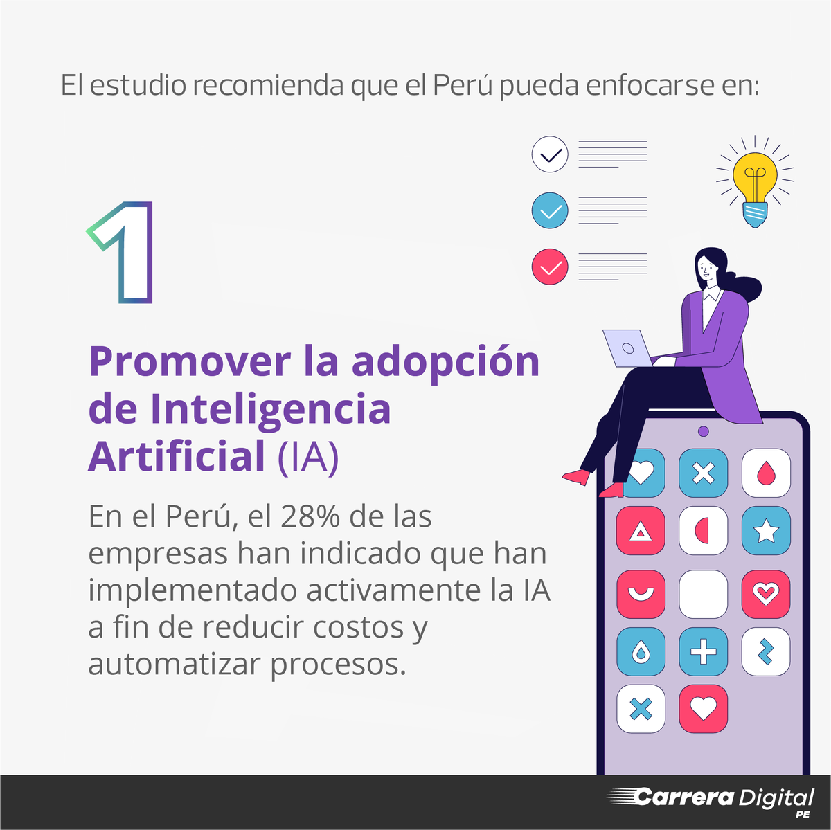 carrera_digital's tweet photo. ¿Sabías que el estudio #Digital Sprinters de #Google realiza sus recomendaciones en base al eje #Tecnología?
💡La promoción de adopción de #InteligenciaArtificial, el uso innovador en #datos y el fomento hacia la nube.
.
.
.
#carreradigital #digitalsprinters #nube @niuboxlegal https://t.co/aK3AtTqjCs