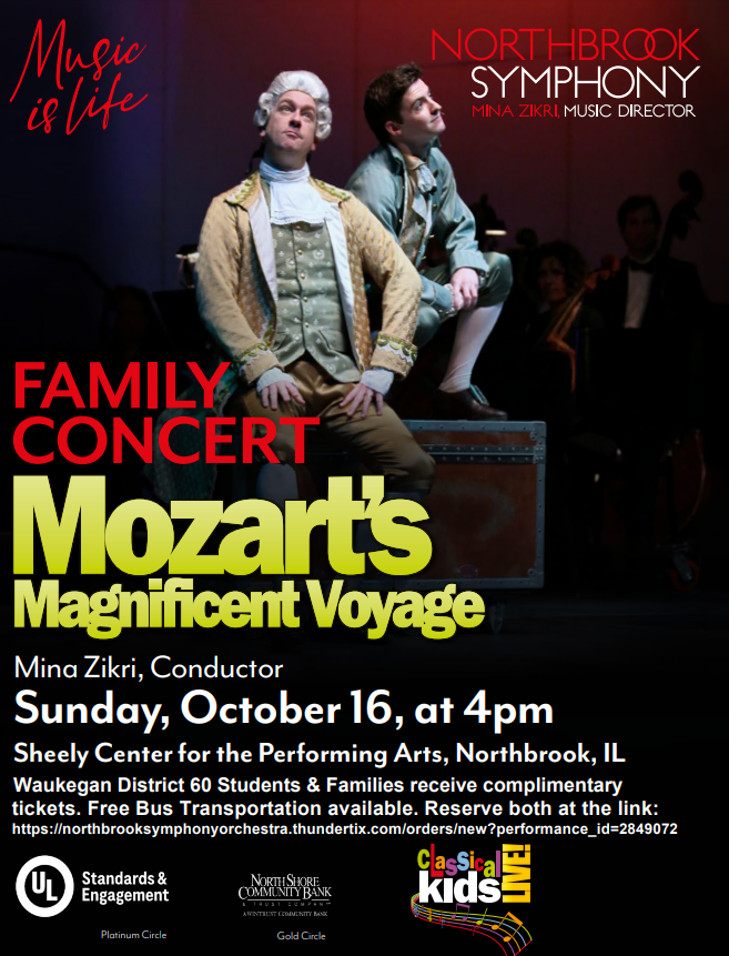 All Waukegan students and families are welcome to attend! You may receive tickets and complimentary bus transportation by following the link in the flier!
- - - - 
trst.in/k5mKs3