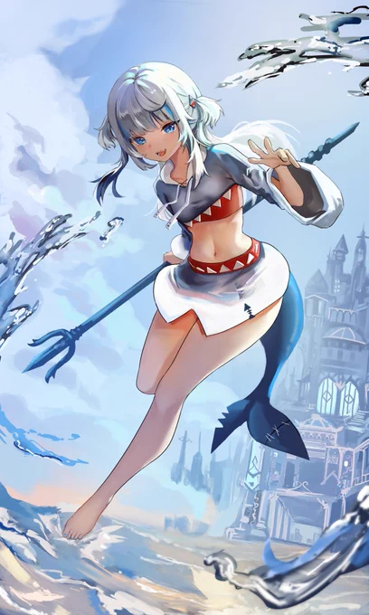 lovely shark !#gawrt #gawrgura 