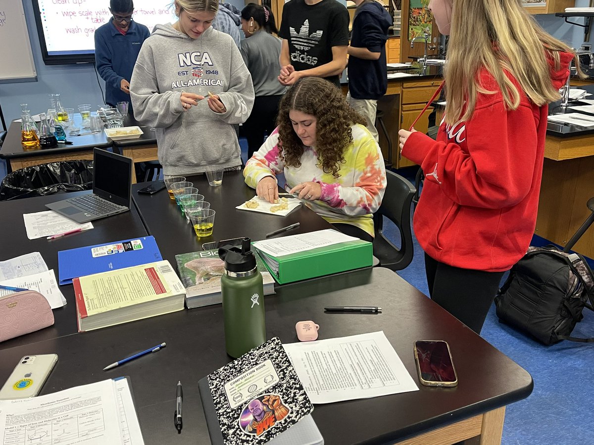 Mystery Molarities in lab today! Tomorrow they will identify the molarity of each solution using % change in mass and calculate the water potential of a potato. <a href="/Principal_Lytz/">Brian Lytz</a> <a href="/Interboro_SD/">Interboro  SD</a>
