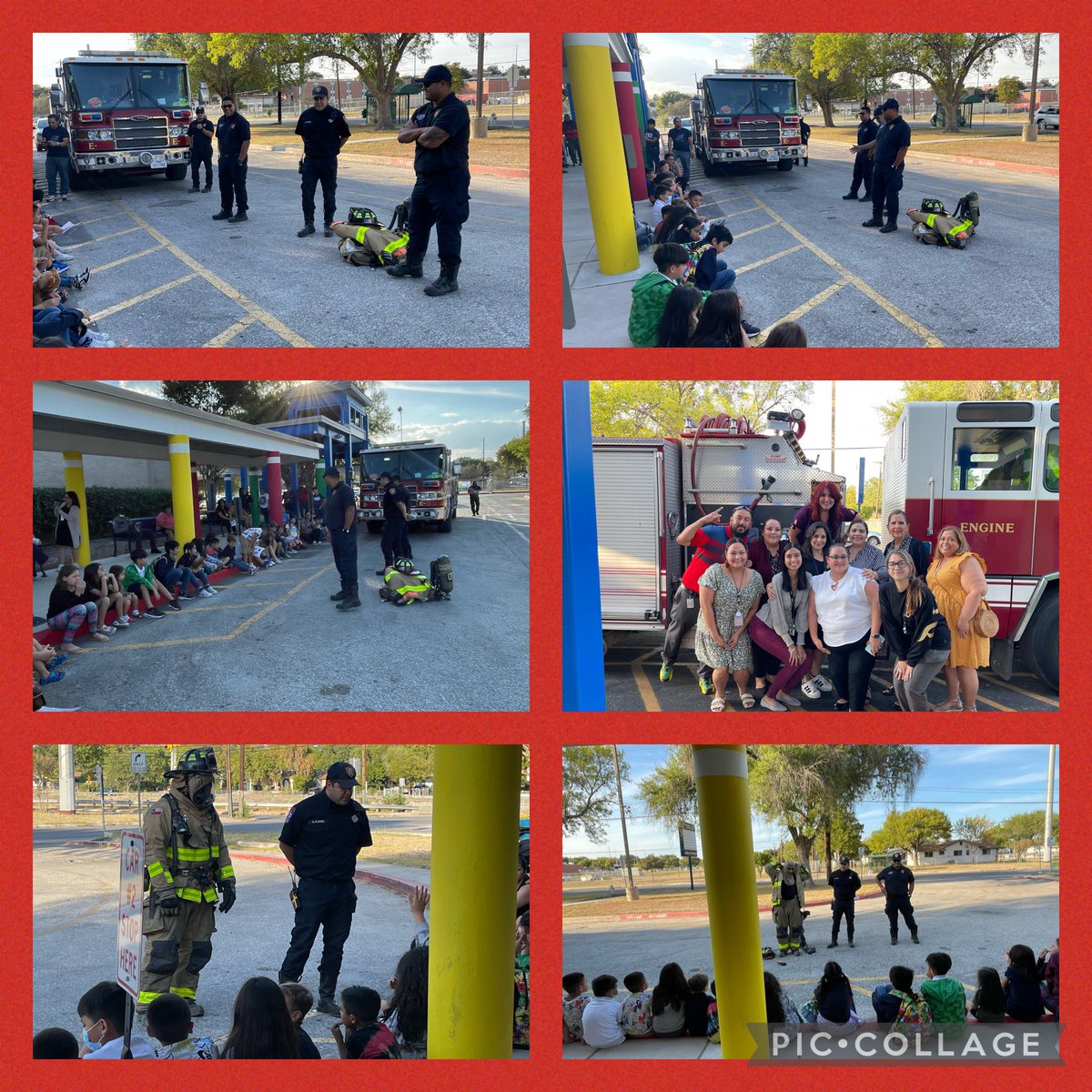 gabymenchaca7's tweet photo. Thank you to Fire Station 26 @SATXFire for joining us at Esparza!! Our students had lots of fun and learned about fire safety. Great job Esparza PTA! @NISDEsparza @migdaliagpowers https://t.co/z1kFDeurXr