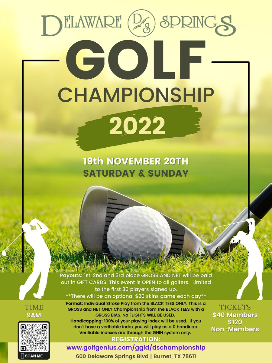 DelawareSprings's tweet photo. Delaware Springs Championship 2022. Register now: https://t.co/ldO3yW515j https://t.co/stgyRt7lKn