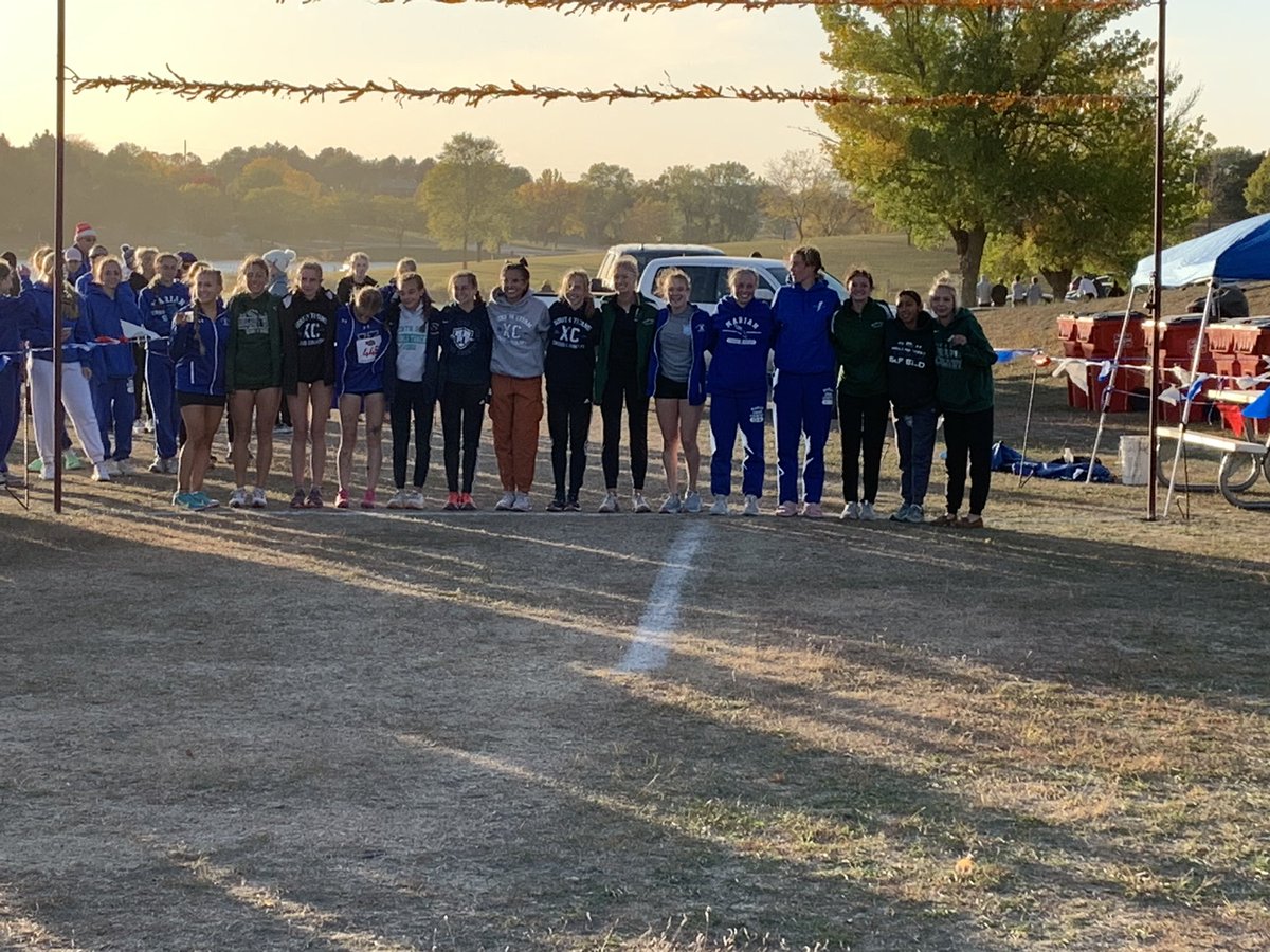 Girls are state bound! District Runner-up! 5 medalists: Isabelle - 2nd place Sammy - 9th place Thea - 13th place Bri - 14th place Callie - 15th place