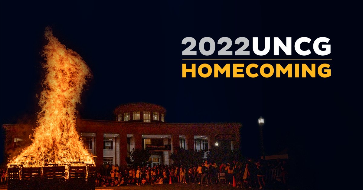 UNCGChancellor's tweet photo. Who else is ready for a fun-filled Homecoming weekend? I'm thrilled that #UNCGalumni are joining us both for our 40th annual celebration as well as the 50th Anniversary Reunion for the classes 1971-72. I hope all who can take time to connect and enjoy the festivities. 

#UNCGHome https://t.co/Wai5qVCbXl