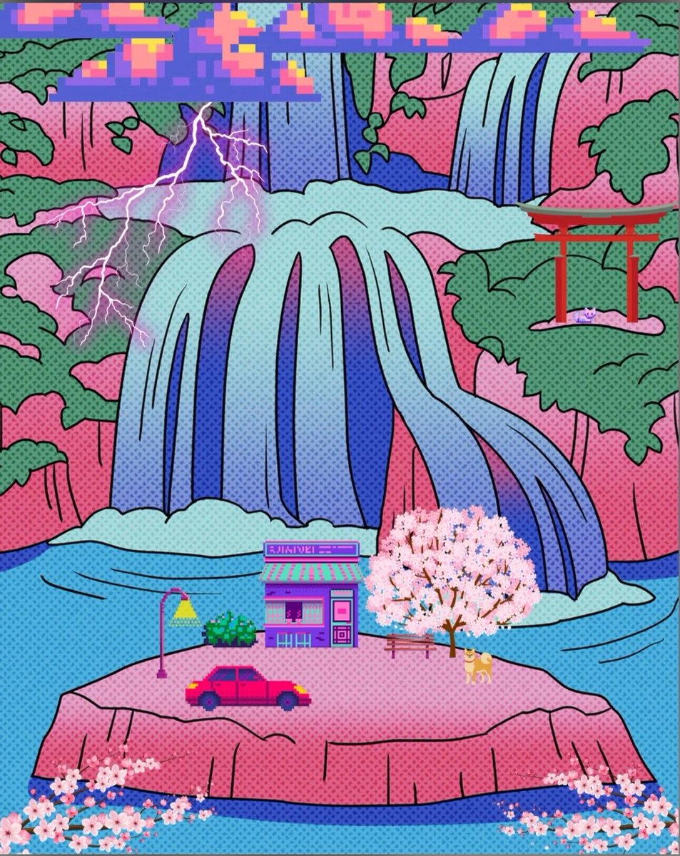 BigRnft's tweet photo. @VexentoUniverse Available on @exchgART Japan Vibes https://t.co/bCG37oBtsK