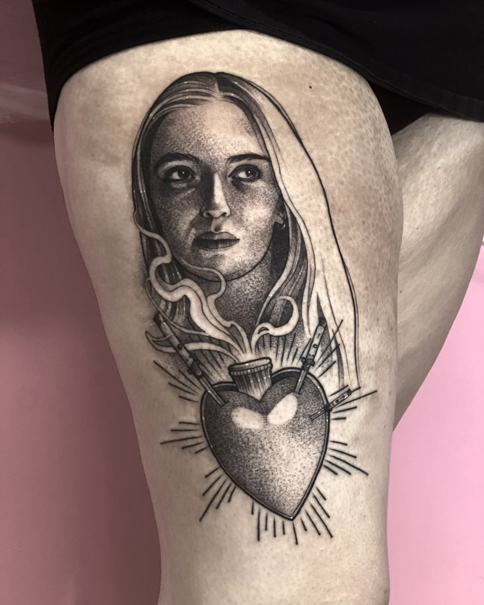 Another #Villanelle tattoo done at Haven Tattoo Studio in NYC! 🤍 #JodieComer #KillingEve