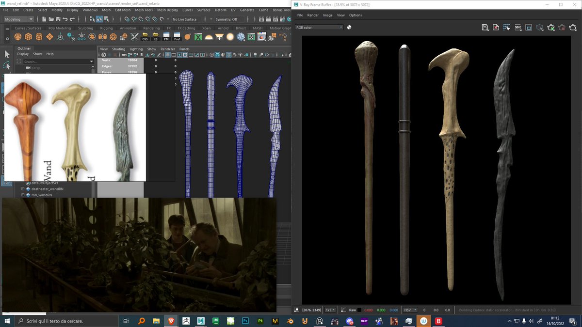 frattomhan's tweet photo. HP always gives me the right mood, like displacement maps.
#HarryPotter #cgi2022 #AutodeskLife #WorkinProgress https://t.co/J7l7yXAj0d