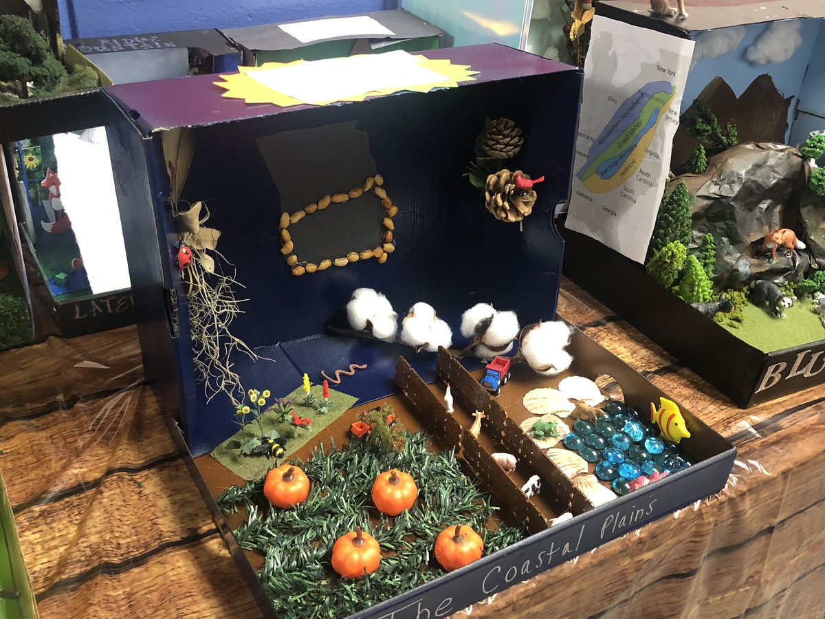 FLE_Explorers's tweet image. ✨Do you know the regions of Georgia? Well, our explorers sure do! 3rd Grade is making great progress as they study the regions of Georgia! Check out their dioramas and the excellent work that they’ve submitted thus far. #dreambelieveachieve #ProjectBasedLearning