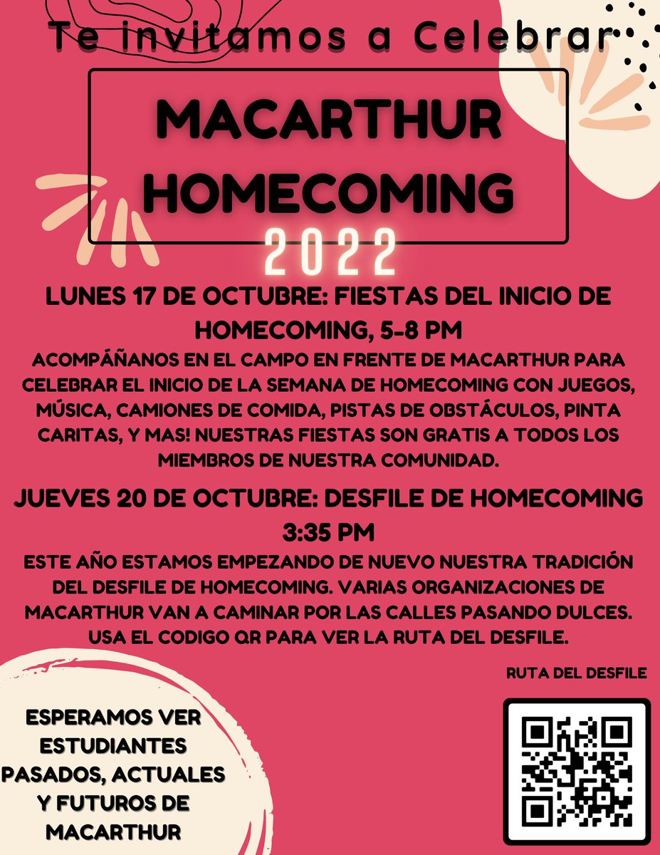 MacArthur StuCo (@macarthurstuco) on Twitter photo We can't wait for these events that welcome future Cardinals next week for Homecoming! <a href="/BburgCougars/">Brandenburg Cougars</a> <a href="/farinefalcons/">Farine Elementary</a> <a href="/TownsellElem/">Townsell Elementary</a> <a href="/HaleyHornFrogs/">Thomas Haley ES</a> <a href="/tjleelions/">TJ Lee Lions</a> <a href="/WTHanes/">WTHanes</a> <a href="/ASJohnston1/">A.S. Johnston Elementary School</a> <a href="/netzeroJMS/">Lady Bird Johnson MS</a> <a href="/Crockett_MS/">Crockett MS</a> <a href="/SamhoustonMS/">Sam Houston Middle School</a> <a href="/TravisMSBobcats/">Travis Bobcats</a> We can't wait for these events that welcome future Cardinals next week for Homecoming! <a href="/BburgCougars/">Brandenburg Cougars</a> <a href="/farinefalcons/">Farine Elementary</a> <a href="/TownsellElem/">Townsell Elementary</a> <a href="/HaleyHornFrogs/">Thomas Haley ES</a> <a href="/tjleelions/">TJ Lee Lions</a> <a href="/WTHanes/">WTHanes</a> <a href="/ASJohnston1/">A.S. Johnston Elementary School</a> <a href="/netzeroJMS/">Lady Bird Johnson MS</a> <a href="/Crockett_MS/">Crockett MS</a> <a href="/SamhoustonMS/">Sam Houston Middle School</a> <a href="/TravisMSBobcats/">Travis Bobcats</a>