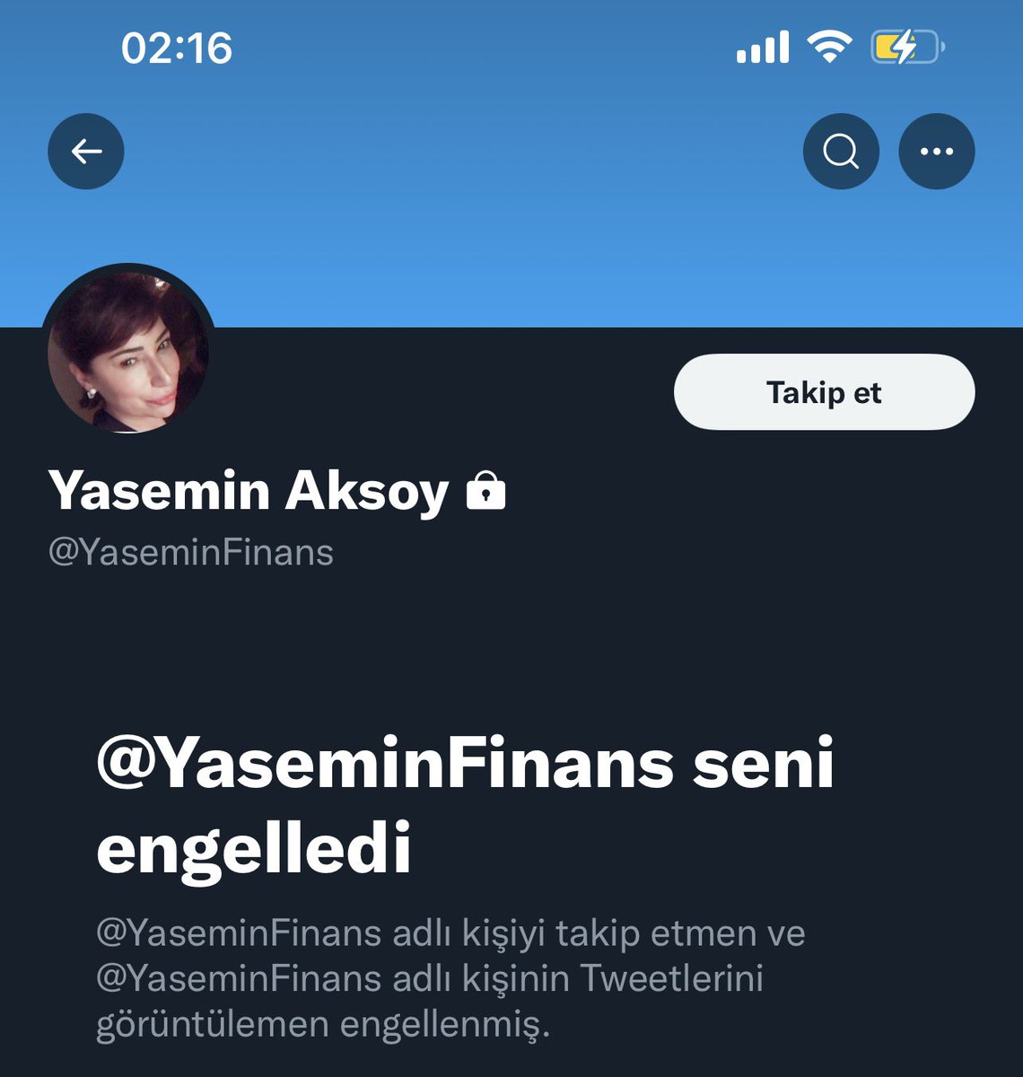 daMsHo_23's tweet photo. @yseminaksoy @pekingese_mom Maalef bende ekrandaki mevcut durum şu şekilde Yasemin Hanım 😔 https://t.co/uNCmR4nQQ3
