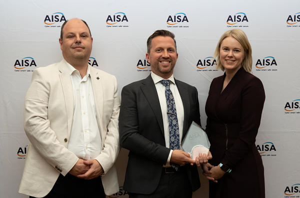 AISA_National's tweet photo. Further congratulations go to CyberCX's 'Privacy By Design Awards Research' team for winning AISA's Cyber Security Researcher of the Year award 2022.
@CyberCX
#cyberCX #privacybydesign #infosec #AISAawards #cybersecurityawards #Cyber #Cybersafety #Cybersafe #securityawards #AISA https://t.co/JcvFg7fAkr
