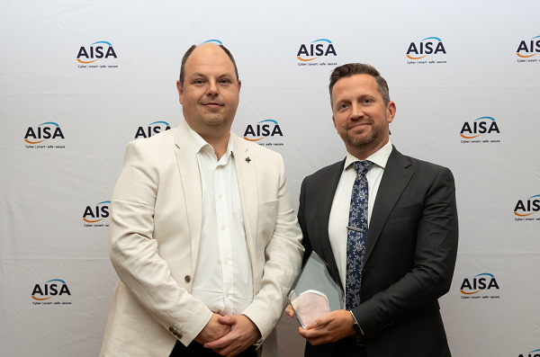 AISA_National's tweet photo. Further congratulations go to CyberCX's 'Privacy By Design Awards Research' team for winning AISA's Cyber Security Researcher of the Year award 2022.
@CyberCX
#cyberCX #privacybydesign #infosec #AISAawards #cybersecurityawards #Cyber #Cybersafety #Cybersafe #securityawards #AISA https://t.co/JcvFg7fAkr