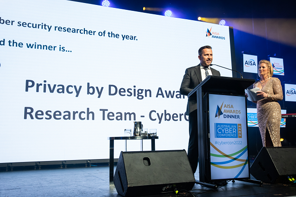 AISA_National's tweet photo. Further congratulations go to CyberCX's 'Privacy By Design Awards Research' team for winning AISA's Cyber Security Researcher of the Year award 2022.
@CyberCX
#cyberCX #privacybydesign #infosec #AISAawards #cybersecurityawards #Cyber #Cybersafety #Cybersafe #securityawards #AISA https://t.co/JcvFg7fAkr