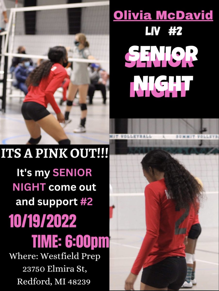 It’s My Senior Night🔥🔥🔥 The 19th #volleyball