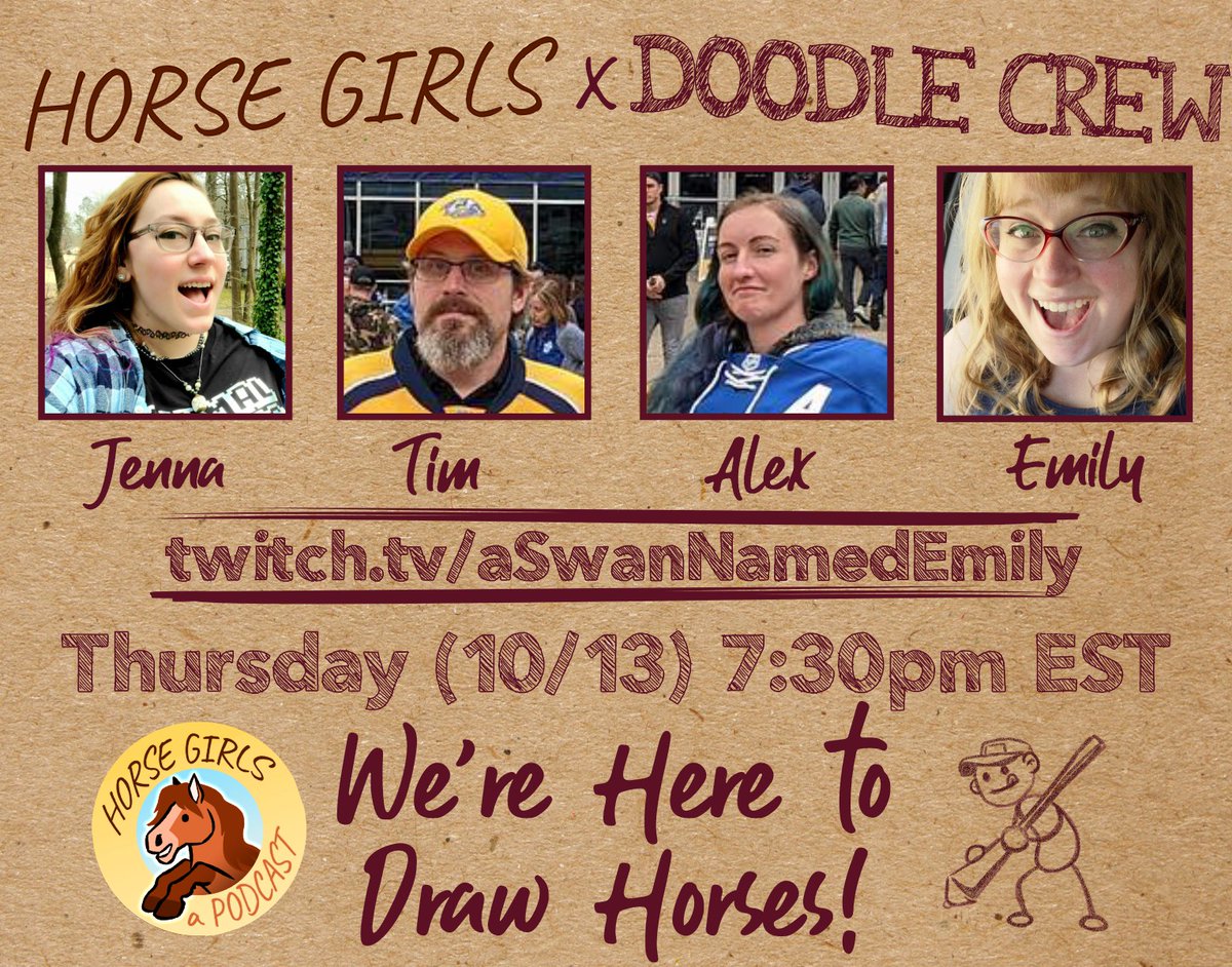 DoodleCrewDraw's tweet photo. Ohhhhhh here we go!!

https://t.co/Pu5PgX9Vew

#horsegirls #doodlecrew #doodlecrewHYPE #art #LiveStream #twitch https://t.co/0sfF1mAFej