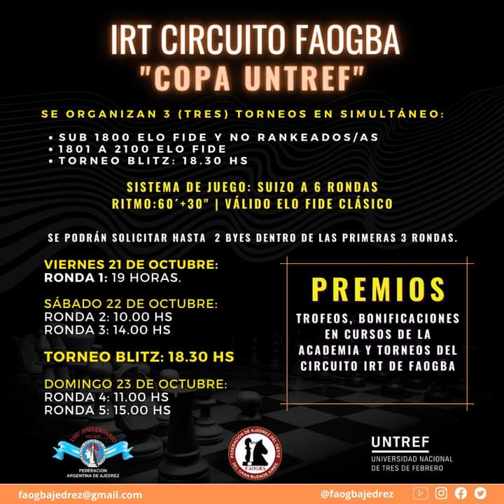 FAOGBA Ajedrez tweet media