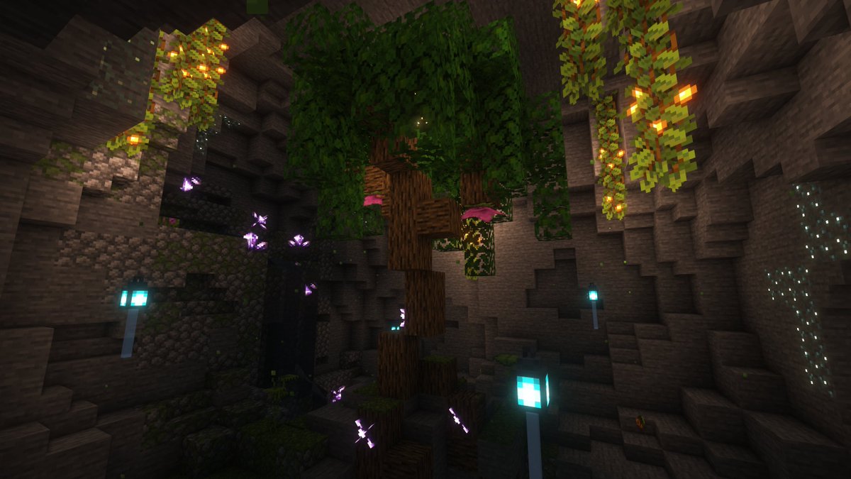 Polartt_'s tweet photo. Blocktober 2022 Day 13, Magic Grotto!
Nice change of pace from all the buildings I've been working on.
#blocktobermc #Minecraft #minecraftbuilds https://t.co/ICBU05v1Vb