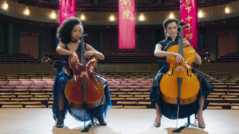 IndieWire's tweet photo. As intricately crafted as a symphony score (if not exactly abiding by classical filmmaking mores), Richard Shepard’s “The Perfection” is a genius two-hander about an ex-concert cellist and the gifted successor who takes her place at an elite music academy. https://t.co/7OP1IM0n2I
