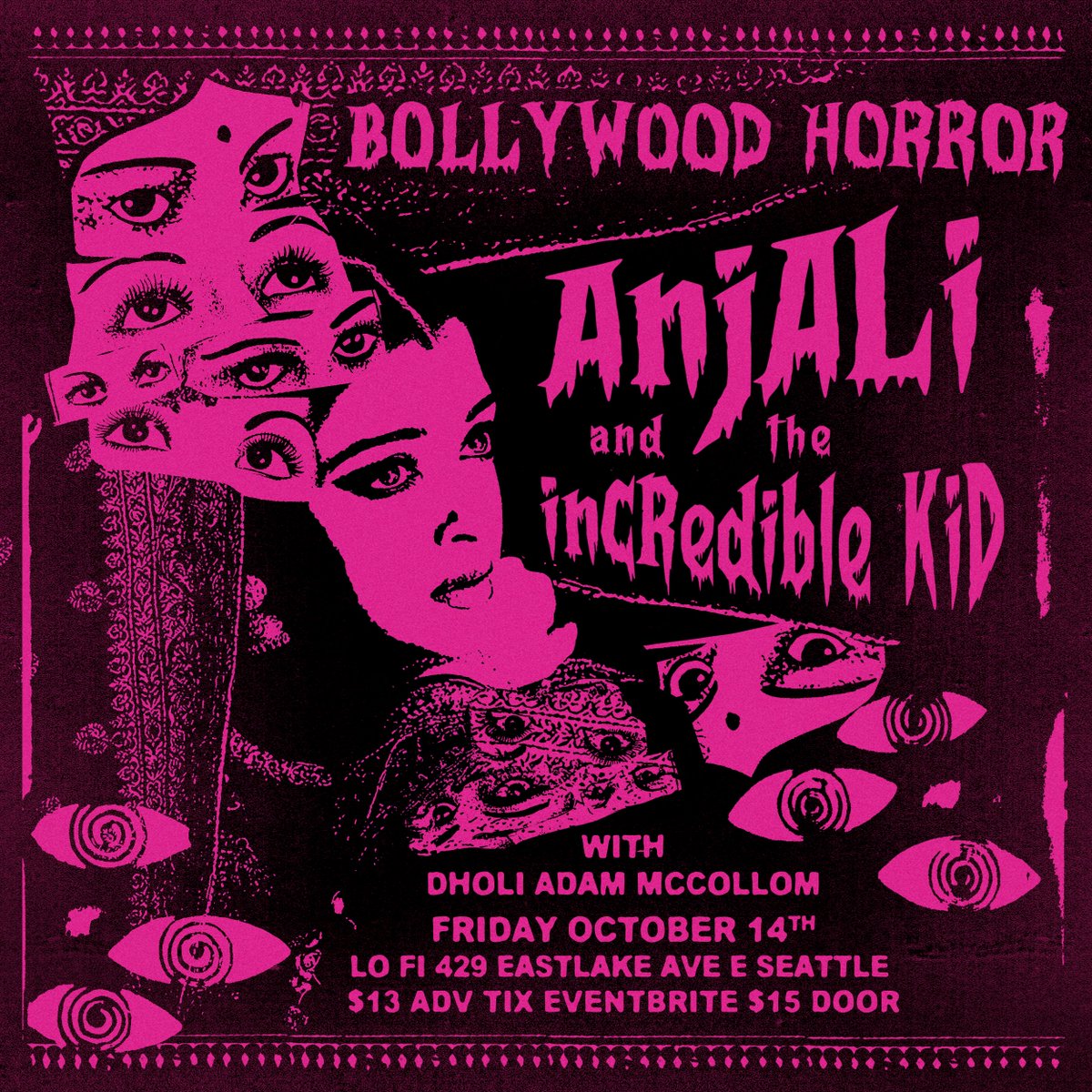 Seattle! See you tomorrow @lofiseattle for BOLLYWOOD HORROR, costumes not required but it's a costume party XO #GothRani eventbrite.com/e/bollywood-ho…