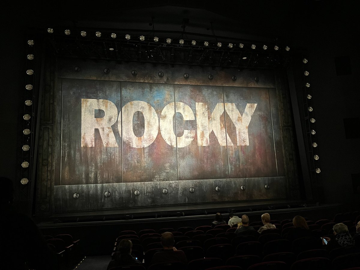 Last night in Philly and looking forward to seeing the broadway musical of Rocky.