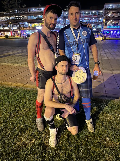 With the Scottish Fetish finalist @MarcMcAulay1 and ?@scott_daviesxxx  ? Great lads ?????????????? https://t