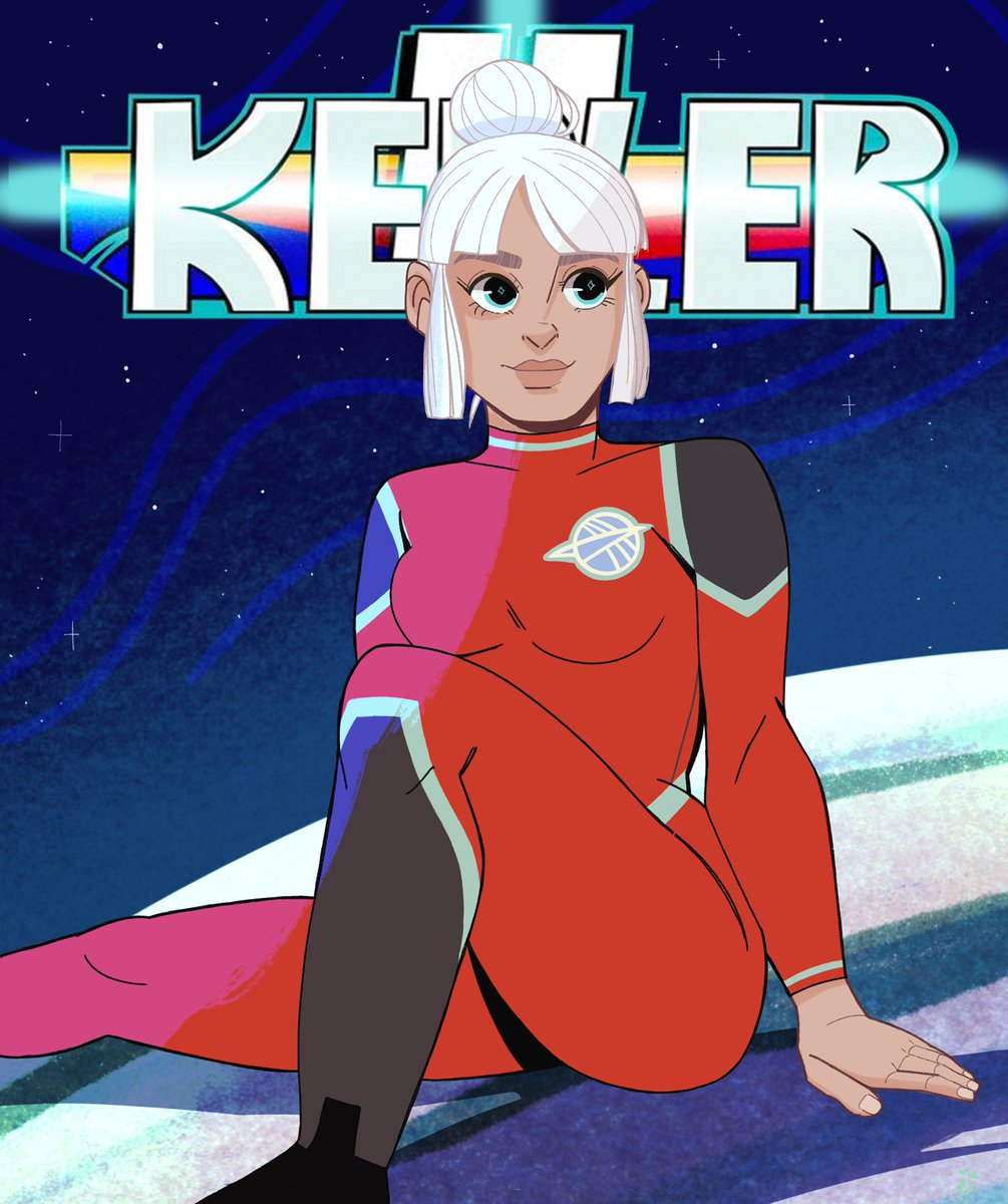 MissEmiwan's tweet photo. New Illustration of my girl Cassiopée ✨ #comic #WebtoonCanvas #KeplerII #Cassiopée #scifi https://t.co/24jzICRMr9