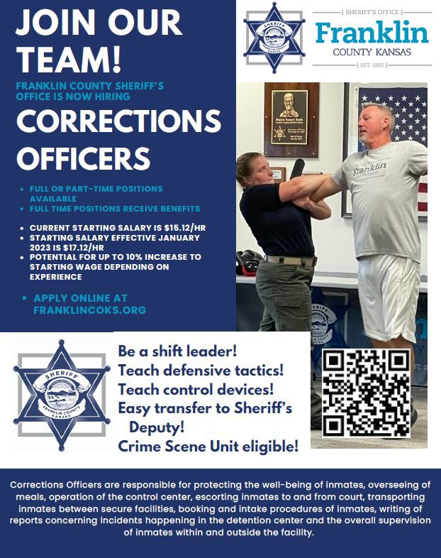 frcosheriff's tweet photo. Come join our team! https://t.co/N4xMeKdVUs
