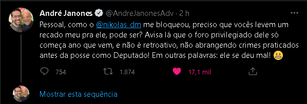 N3CCO's tweet photo. @nikolas_dm Só querendo ajudar! Paz entre os irmãos, como diz a Bíblia, q vc gosta tanto de citar (ah, deve ser outra, né? A do Jesus Pistola defensor de torturador e que odeia os pobres). https://t.co/Ee5z5bTfg3