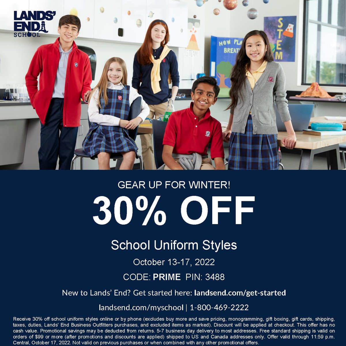 BST PTA (@bst_pta) on Twitter photo GEAR UP FOR WINTER! <a href="/BST_Tokyo/">The British School in Tokyo</a>
30% OFF School Uniform Styles
October 13th to 17th 2022
CODE: PRIME // PIN: 3488
landsend.com/myschool GEAR UP FOR WINTER! <a href="/BST_Tokyo/">The British School in Tokyo</a>
30% OFF School Uniform Styles
October 13th to 17th 2022
CODE: PRIME // PIN: 3488
landsend.com/myschool