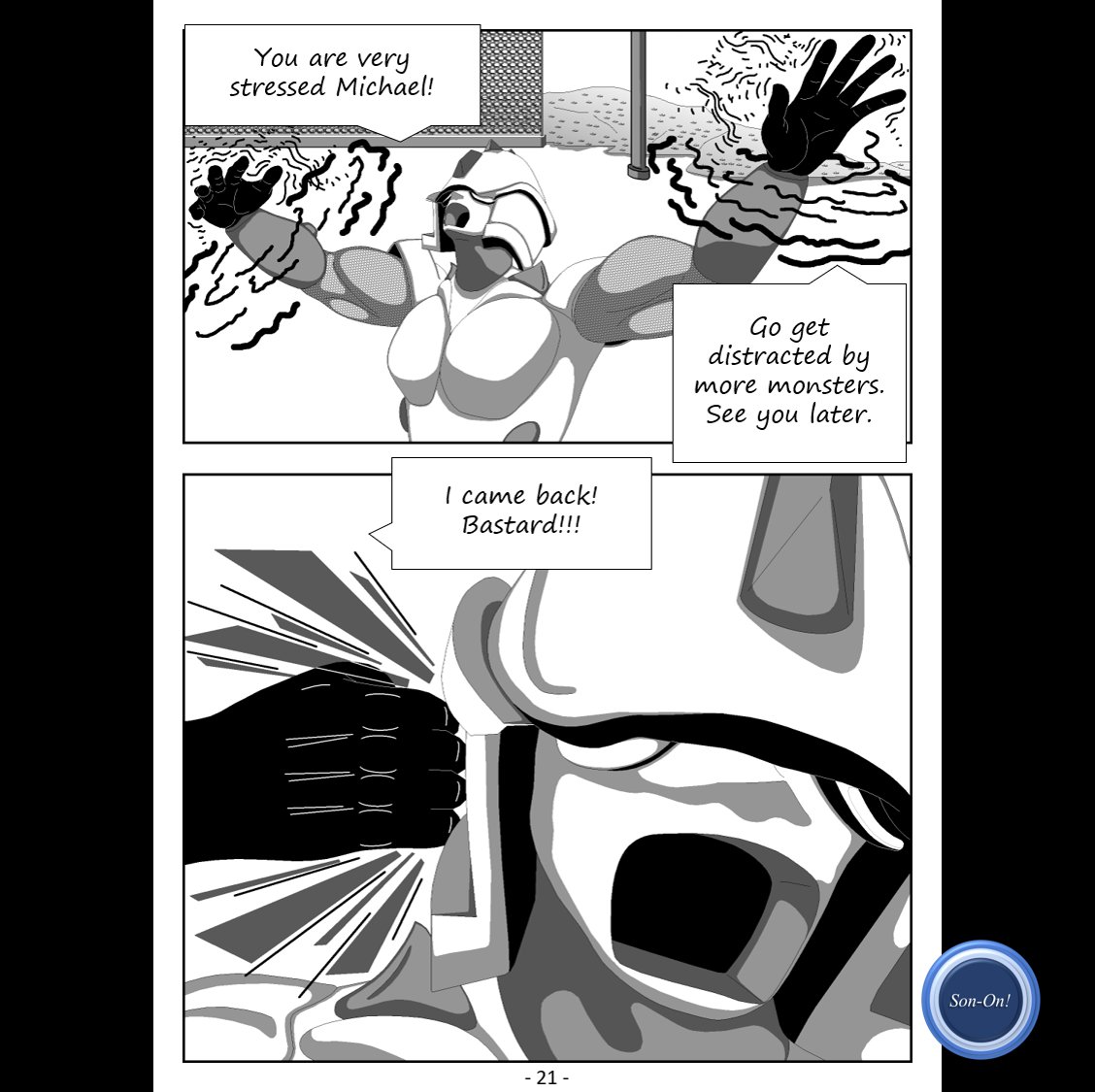 WQuadrinhos's tweet photo. Son-On. Ep 19. Pg 21.
#webcomics #web_comics #comics  

@Mitsunno @FanticLoser @MeowCatSUZY @mverricrazy @juaoo_p @jenthchic @_mitsashi @Antonio06131942 @onedloose @NonNyaw @LuanjeffersonB3 @steizz_ @Sophie_Woit @Sky_upt @Fox_Croissant @lucas_sakaki @Superchumly @korgoesinsane https://t.co/x9zguiyghY