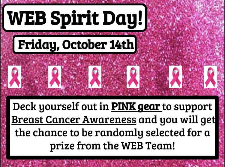 Spirit Day tomorrow!