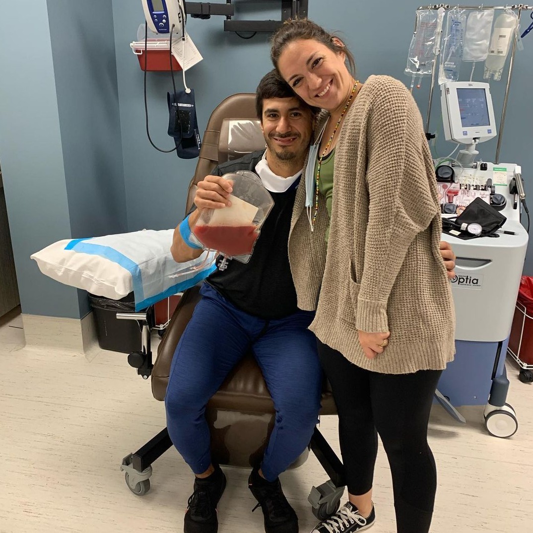 It's always a good day to celebrate a #hero like Robert! 👏💙 'Earlier in the week I had the privilege of doing something that meant so much to me and was one of the best moments of my life. I got to help save a life and donate stem cells to someone with leukemia.' -Robert