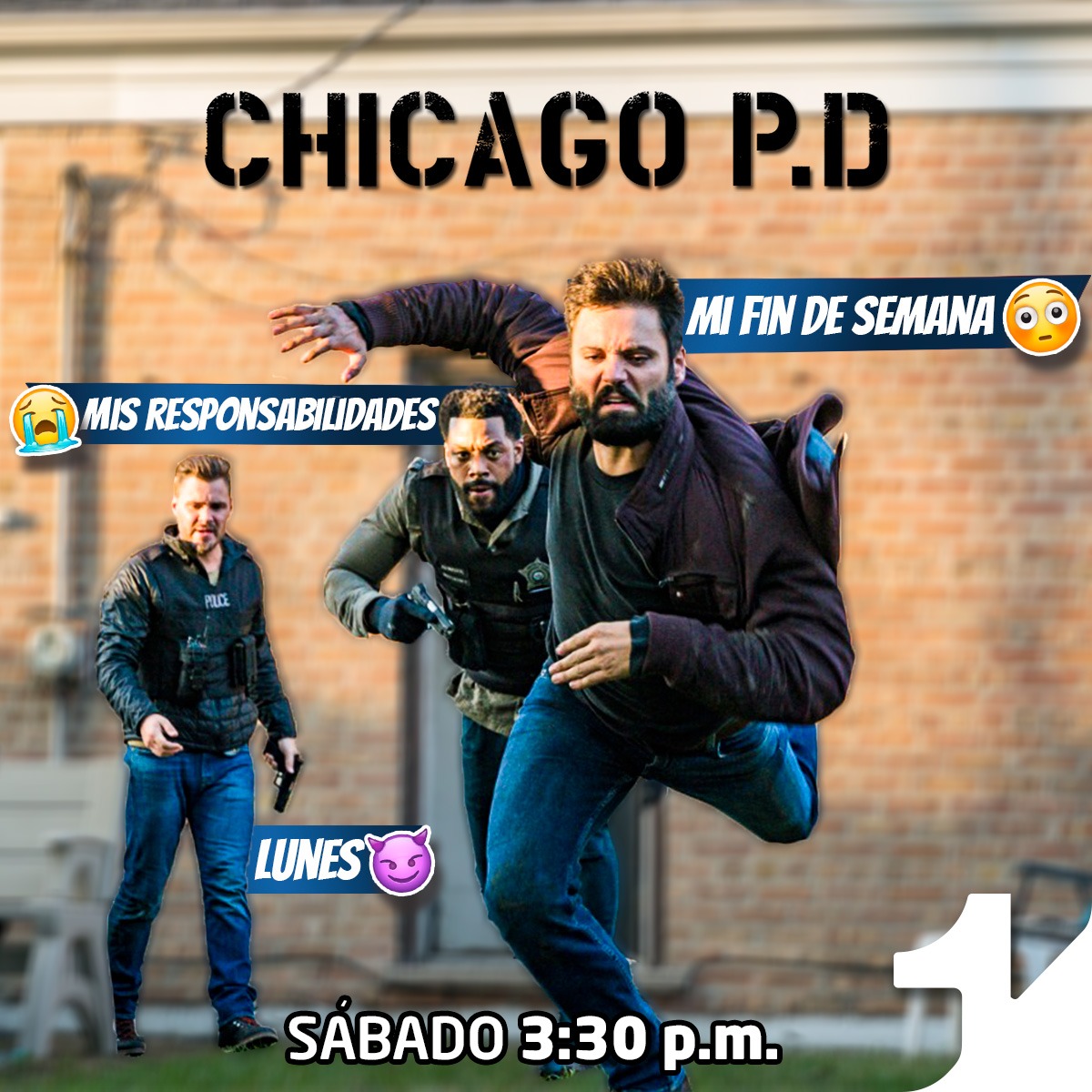 Canal1_Col's tweet photo. 🤭🤭¡La buena noticia es que este lunes por fin es festivo! 🙌
👉No te pierdas #ChicadoPD en #FindesConEl1. Este sábado a las 3:30 p.m. por #Canal1. https://t.co/YpWyA78uwd