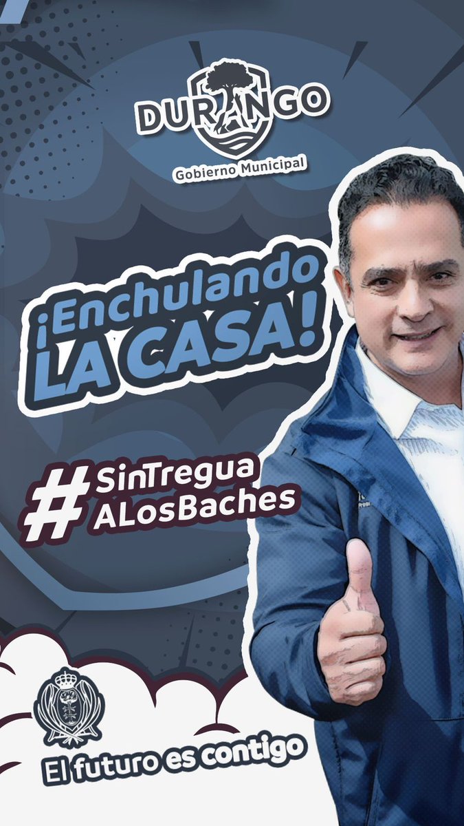 SindicaturaDgo's tweet photo. Listos para trabajar para ti y tu familia. De la mano de nuestro Gobernador @EVillegasV y nuestro Presidente Municipal @josejoseantonio vamos #SinTreguaALosBaches https://t.co/Vr0zZmqJaQ