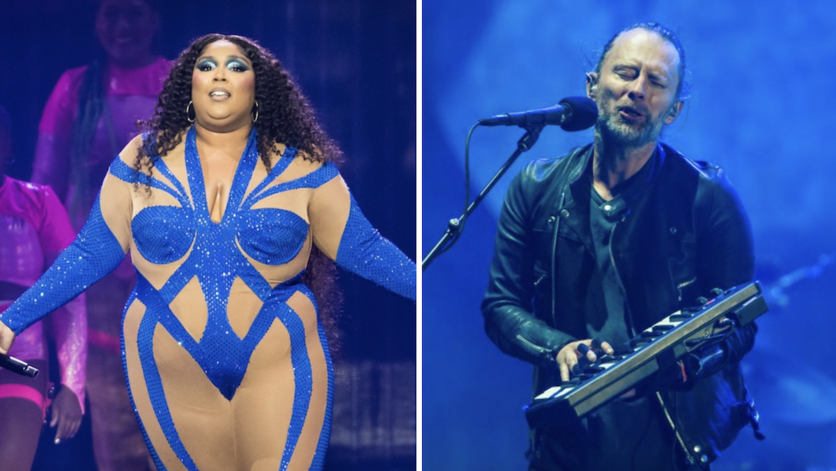 Lizzo says she kept her love of Radiohead "hidden" to avoid being "made fun of" by her classmates. cos.lv/zJXZ50L9uUj