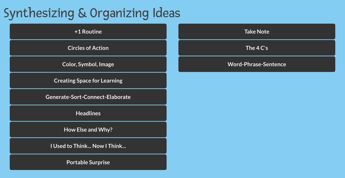 Do you teach critical thinking in your class? These "thinking routines" can be combined with your regular instruction to cultivate lifelong thinking critical skills: pz.harvard.edu/thinking-routi…

#TeacherPD #InstantPD #TeacherTwitter