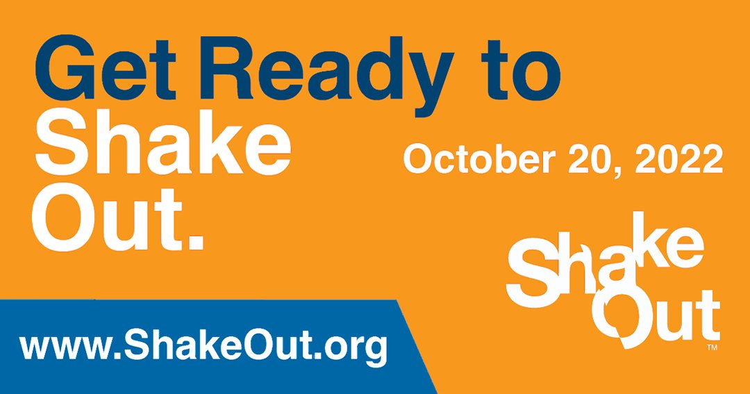 CitrusCollege's tweet photo. Save the date! Citrus College is participating in an all-campus #earthquake &amp; #evacuation drill in conjunction w/ @ShakeOut. At exactly 10:20am on Thu, 10/20, DROP, COVER &amp; HOLD for 1 minute. There will then be a campus-wide evacuation.

#ShakeOut #EarthquakeWarningCalifornia https://t.co/CZ90C1Yk8I