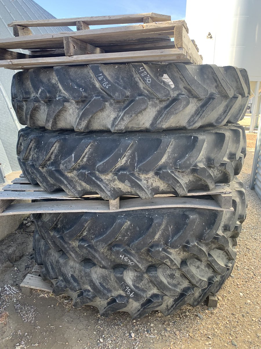 New set of 380/90R46 sprayer tires for a 4830 John Deere. Comes with new rims as well. $10,000.    FOR SALE