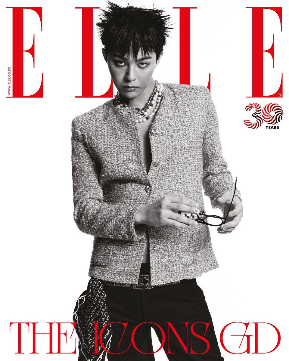gdragonupdate's tweet photo. [📸] #GDRAGON on the cover of Elle Korea’s 30th Anniversary issue

@IBGDRGN #지드래곤 https://t.co/ZJ39wfsk7f