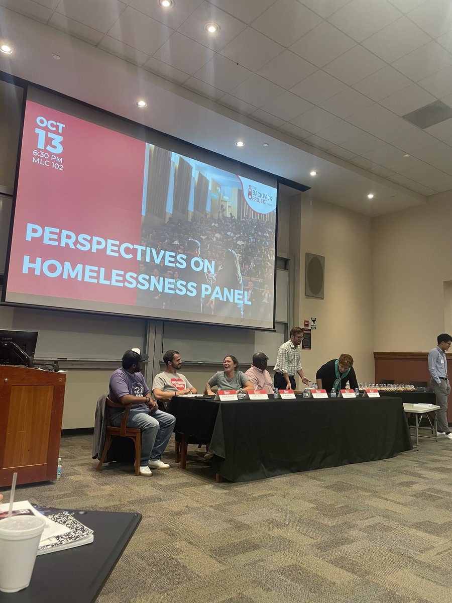RowellMckenzie's tweet image. The Backpack Project of Athens held a perspectives on homelessness panel tonight at @universityofga, bringing together six panelists who work with those in our community who are in need of support. #TheBackpackProject #AthensCommunity