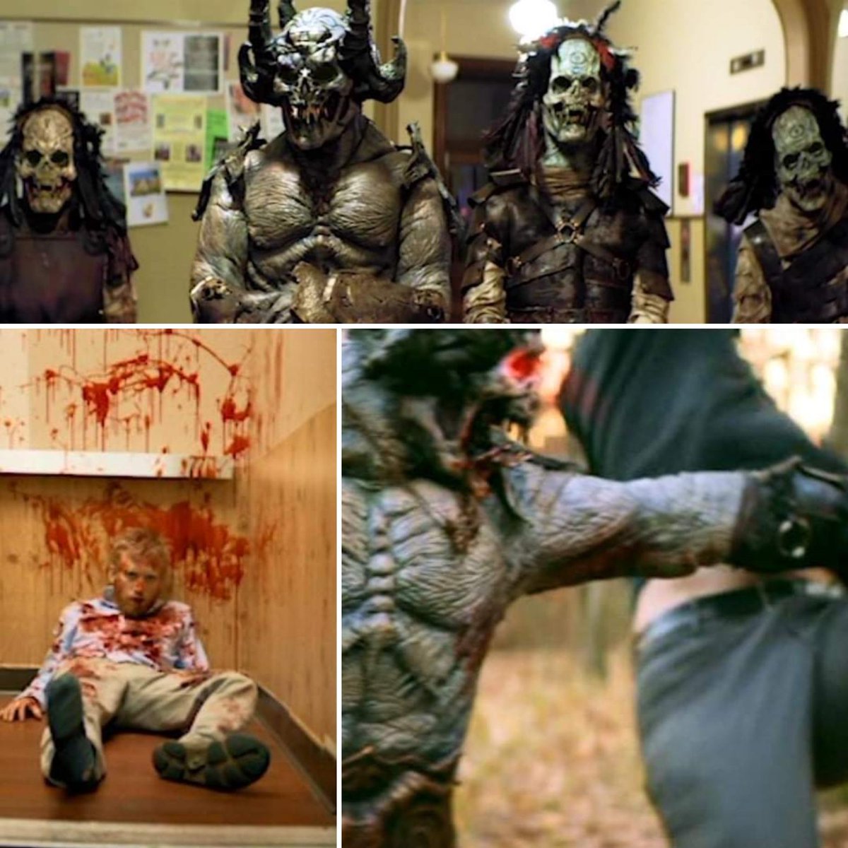 phibes1970's tweet photo. Jared Cohn監督による2019年の『Devil's Revenge』は考古学者が呪われた洞窟から遺跡を持ち帰ると悪魔を召喚してしまいウィリアム・シャトナーに指南を仰ぐが大して役に立たたず困る楽しい作品。#JaredCohn #DevilsRevenge https://t.co/3FNnSm0Bg7